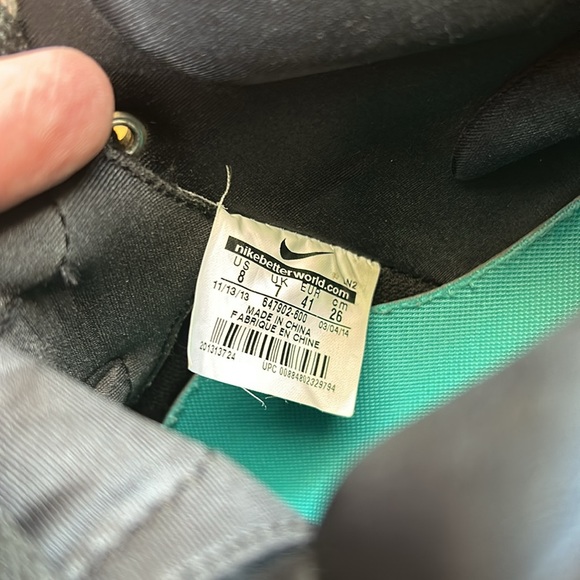 Nike Air Force 1 Lunar Graphic Pack University red edition high top size 8 mens - Picture 8 of 11